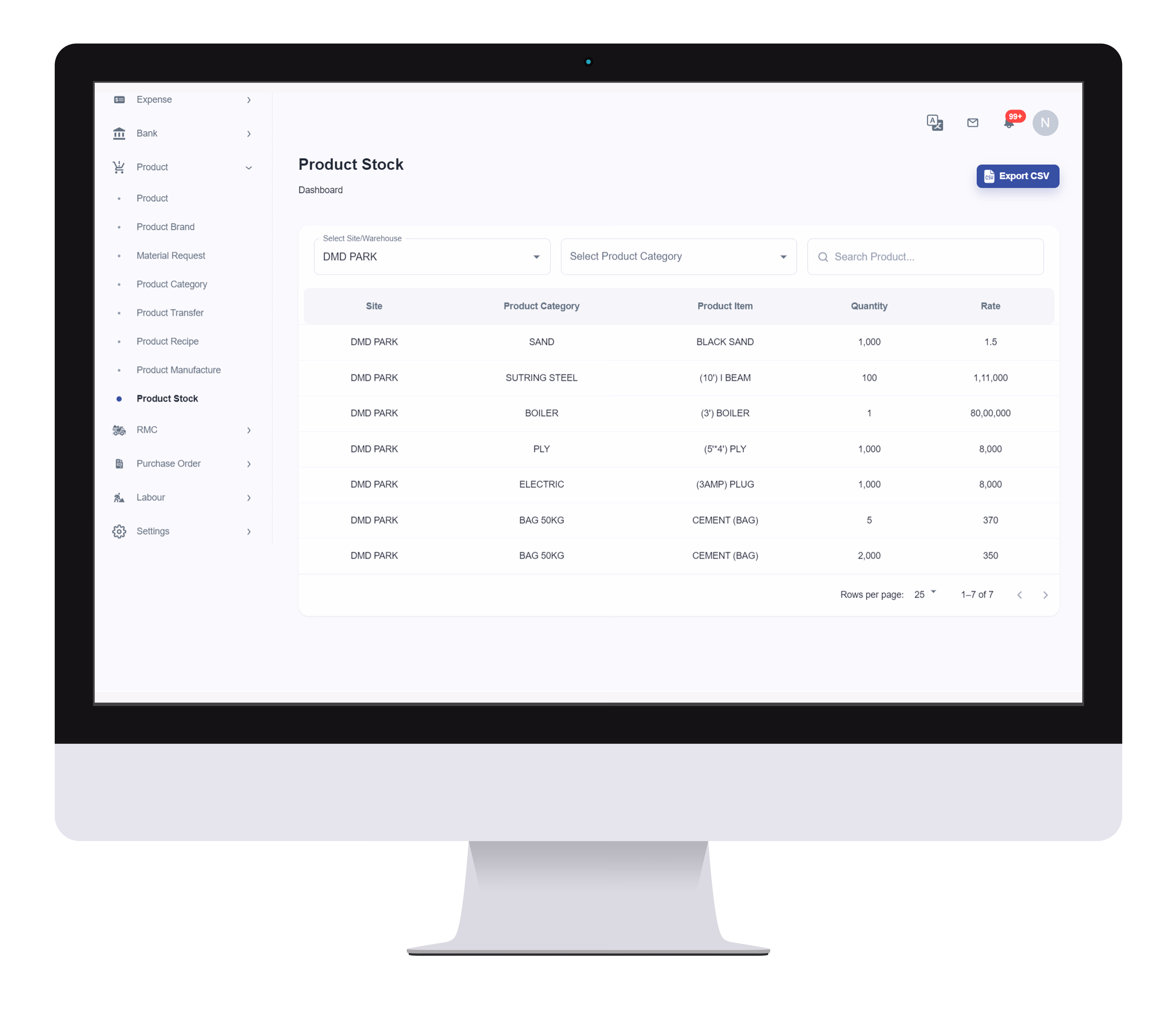 Inventory and Material Management
